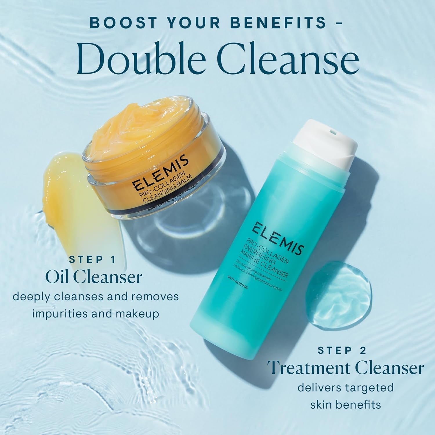 ELEMIS Pro-Collagen Energising Marine Cleanser – Anti-Aging Gel Face Wash for Radiant, Revitalized Skin – Deeply Cleanses Without Drying – 150ml
