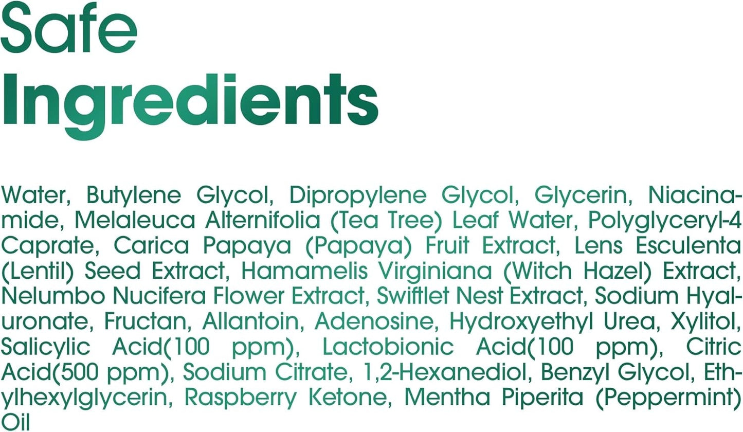 AHA, BHA, PHA, toner, face, skincare, buy online in UK, Korean Skincare for Acne Prone Skin, Niacinamide, tea tree