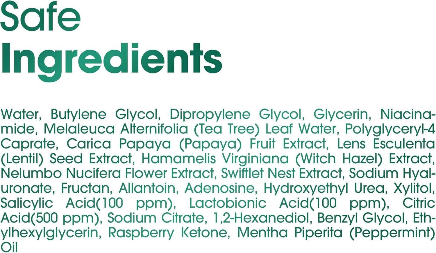 AHA, BHA, PHA, toner, face, skincare, buy online in UK, Korean Skincare for Acne Prone Skin, Niacinamide, tea tree