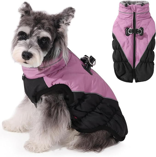 Poseca Dog Winter Coat Warm Dog Coat Reflective Windproof