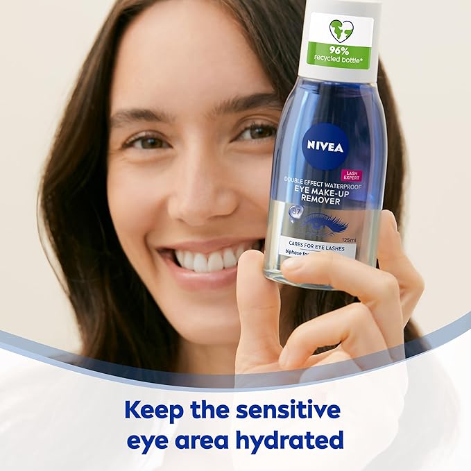 NIVEA Double Effect Waterproof Eye Make-Up Remover (125 ml)