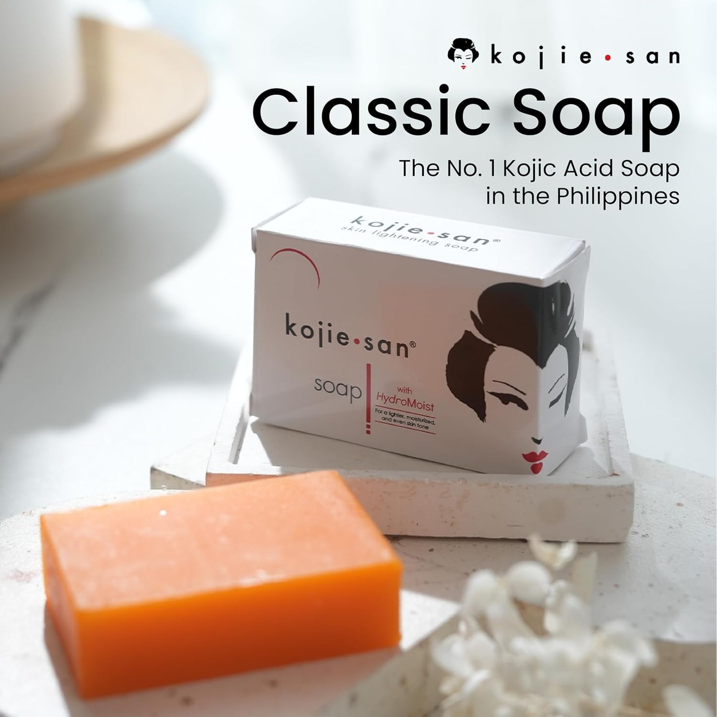 Kojie San Skin Lightening Soap - Classic 65g x3, Triple Pack