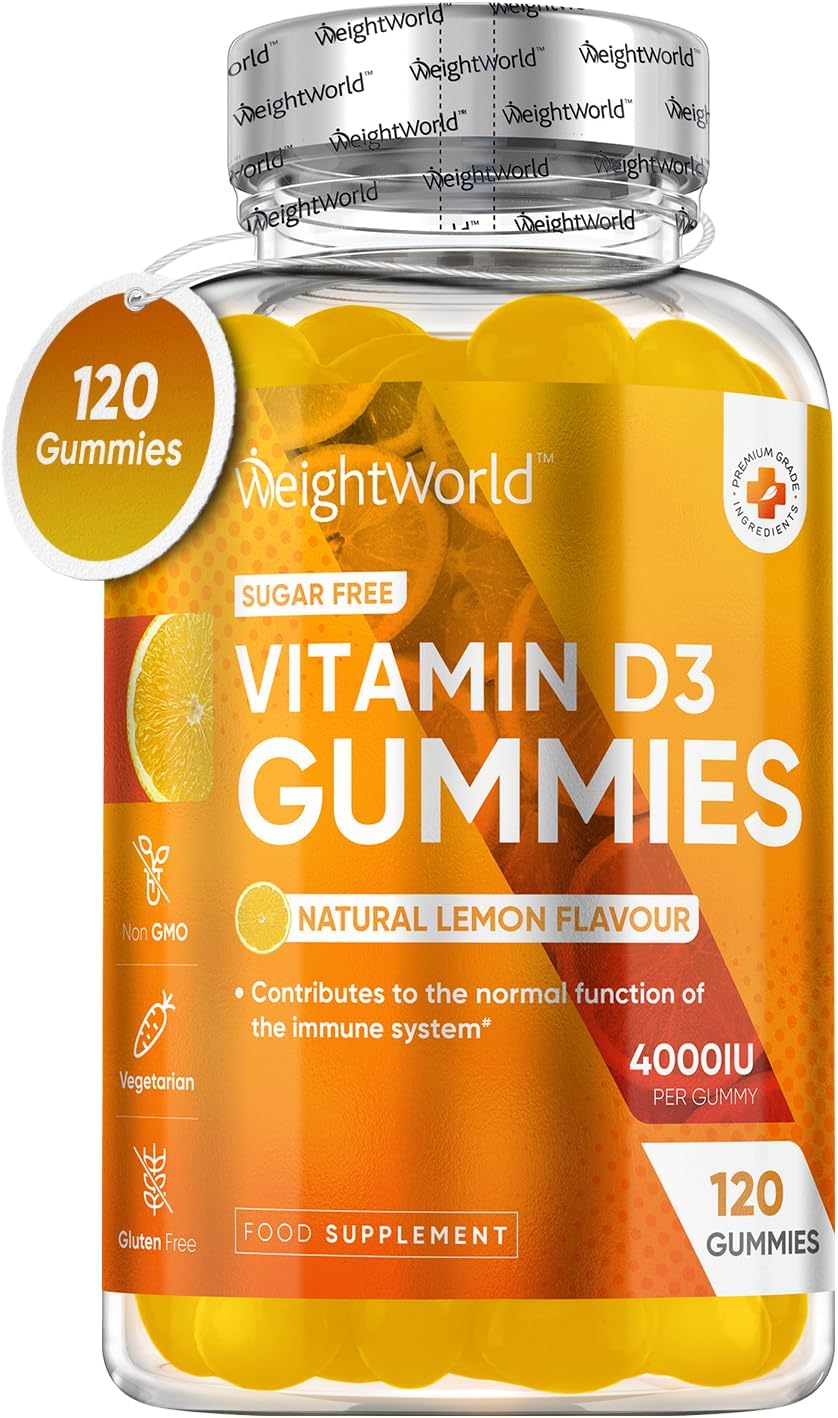 Vitamin D Gummies 120 Chewable Gummies