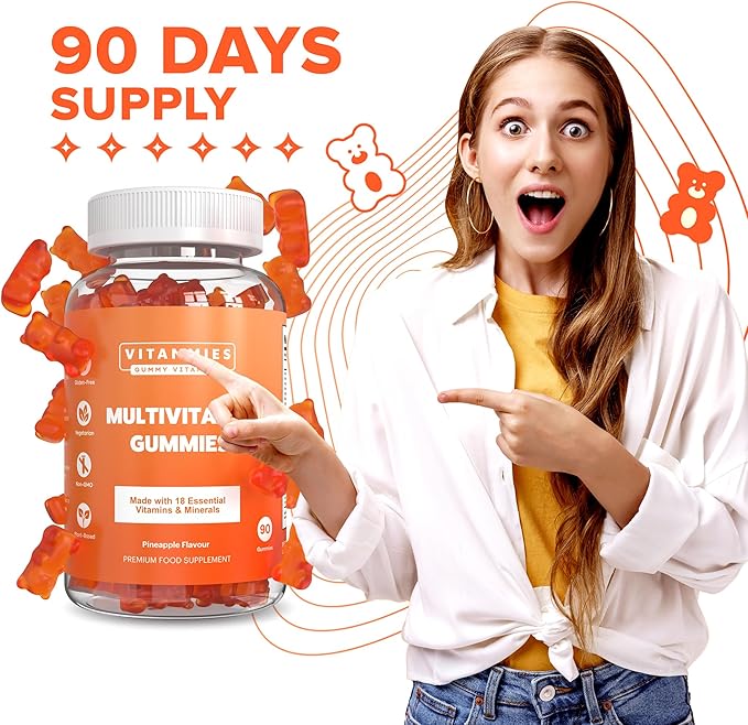 Multivitamin Gummies for Women & Men 90 Vitamin Gummies