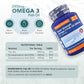 Omega 3, cod liver oil, fatty acids, fish oil, heart & brain function, 2000mg, zipvit, order online in UK
