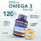 Omega 3, cod liver oil, fatty acids, fish oil, heart & brain function, 2000mg, zipvit, order online in UK