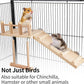 TeTupGa Hamster Bird Perches Cage