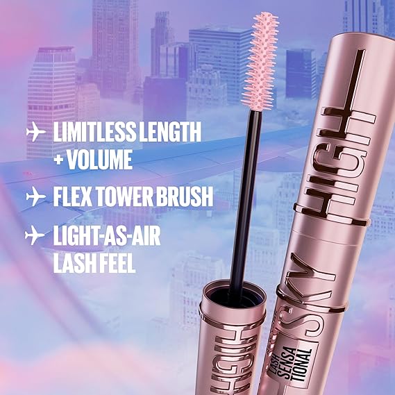 Maybelline New York Lash Sensational Sky High Mascara 7 ml, Black