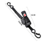 Automatic-Retracting Strap Cargo Tape Freight Strap Luggage Load Cargo Tape Belts Ratchet for Car Motorcycle Trailer