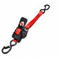 Automatic-Retracting Strap Cargo Tape Freight Strap Luggage Load Cargo Tape Belts Ratchet for Car Motorcycle Trailer