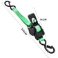 Automatic-Retracting Strap Cargo Tape Freight Strap Luggage Load Cargo Tape Belts Ratchet for Car Motorcycle Trailer