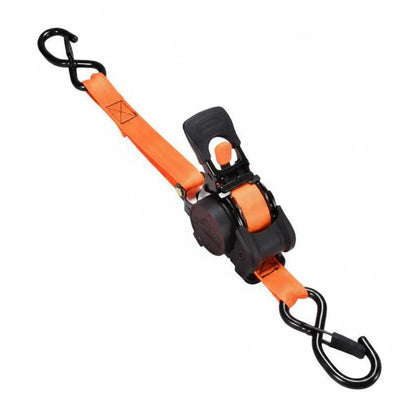 Automatic-Retracting Strap Cargo Tape Freight Strap Luggage Load Cargo Tape Belts Ratchet for Car Motorcycle Trailer