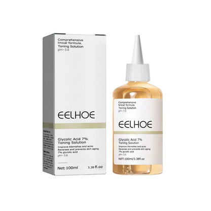 Glycolic Acid 7% Toner Acne Pimple Scar Treatment Pore Minimizer Exfoliation Boosting Collagen Reduce Wrinkles Moisturize Toner