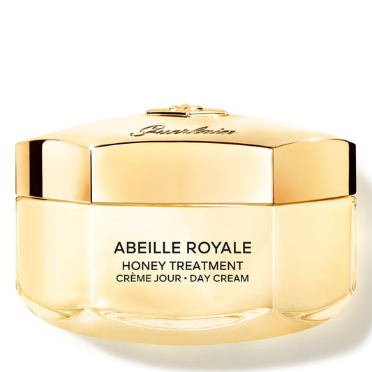 Guerlain Abeille Royale cream, honey-based skincare, anti-aging day cream, natural ingredient day cream, hydrating day cream UK, luxury skincare honey cream