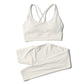 SOISOU Nylon Yoga Set Women's Tracksuit Gym Fitness Set Woman 2 Pieces Leggings Sports Bra Breathable Sportwear Woman Clothes