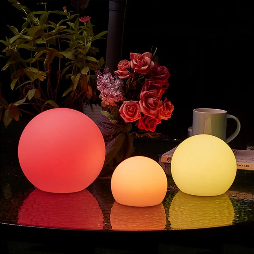 Modern Floor Lamp RGB LED lights Bedroom Lamp Remote Control Dimmable Glowing ball Light Fixture Standing Lamps for Living Room