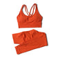 SOISOU Nylon Yoga Set Women's Tracksuit Gym Fitness Set Woman 2 Pieces Leggings Sports Bra Breathable Sportwear Woman Clothes