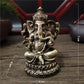 Gold Lord Ganesha Statue Buddha Elephant hindu God Sculpture Figurines Resin Home Garden Decoration Buddha Statues For House