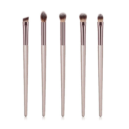 4/10pcs Champagne makeup brushes set for cosmetic foundation powder blush eyeshadow kabuki blending make up brush beauty tool