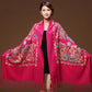 New Arrival Shawl Women Embroider Flower Scarf Pashmina Cashmere Scarf Winter Warm Fine Tassels Scarf Shawl Fashion Shawl Scarve