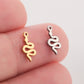 5pcs Stainless Steel Tree of Life Charms for Jewelry Making Moon Cross Butterfly Snake Pendant Tiny Charm Bracelet Earrings DIY