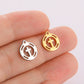 5pcs Stainless Steel Tree of Life Charms for Jewelry Making Moon Cross Butterfly Snake Pendant Tiny Charm Bracelet Earrings DIY