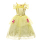 Girl Elsa Anna Dress Princess Costume Snow Queen Dress Baby Halloween Ariel Carnival Clothes Kids Cosplay Clothes Party Clothing