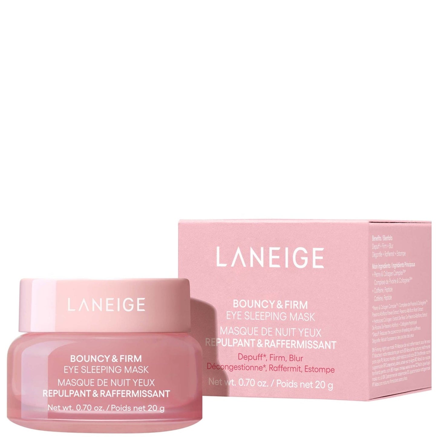 Bouncy and Firm Eye Mask, Laneige Eye Sleeping Mask, Eye Sleeping Mask UK, Firming Eye Mask, Best Eye Mask for Puffiness, Hydrating Eye Mask, Peony Collagen Eye Mask, Anti-Aging Eye Mask, Firming Under Eye Treatment, Laneige Firming Eye Mask