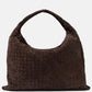Bottega Veneta Hop Intrecciato Large suede shoulder bag