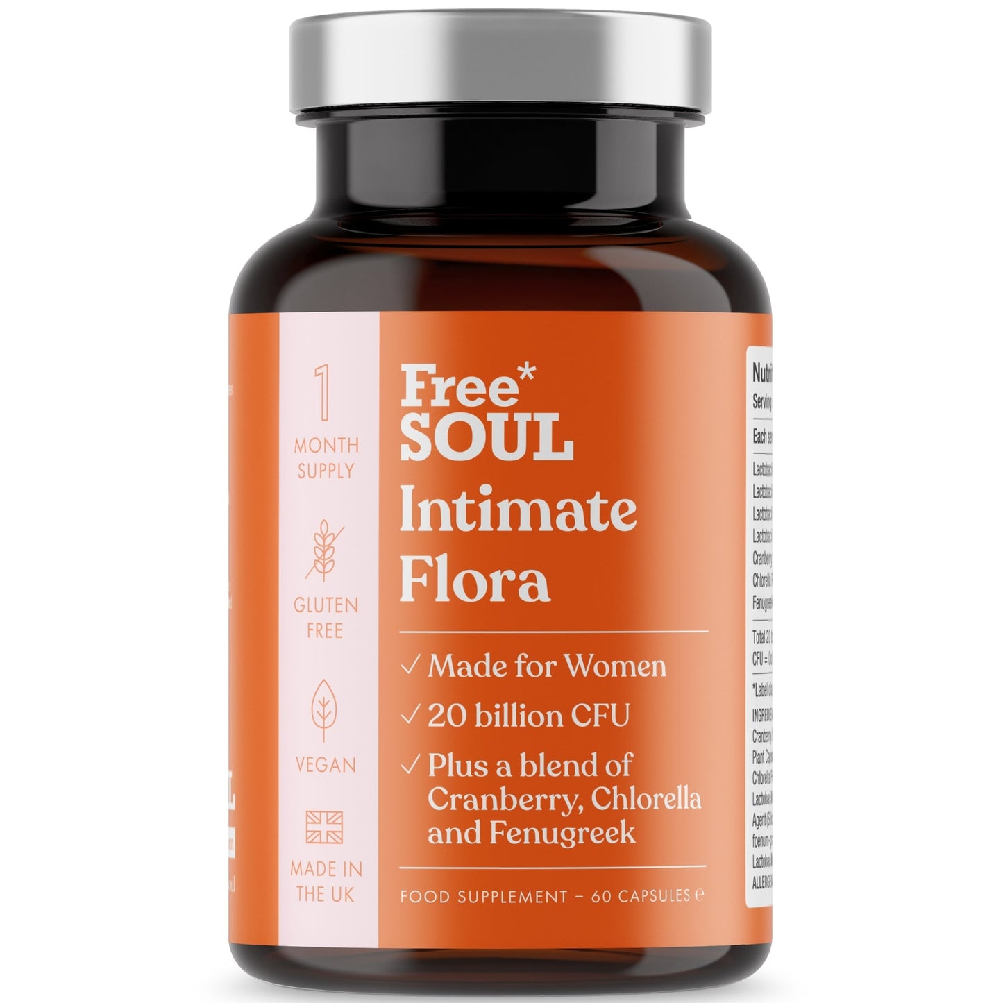 Intimate Flora for Women | 60 Capsules | Free Soul