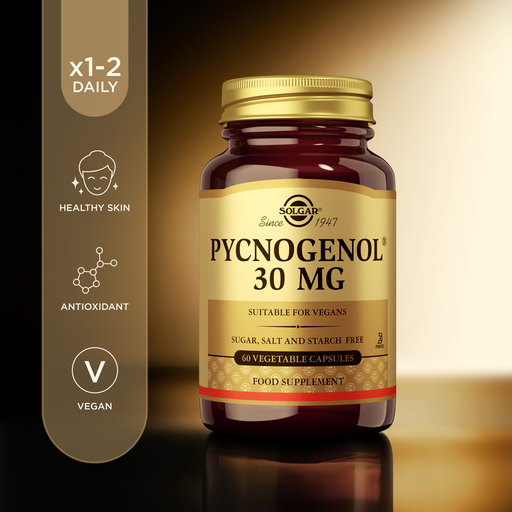 Pycnogenol 30 mg Vegetable Capsules 30 Capsules