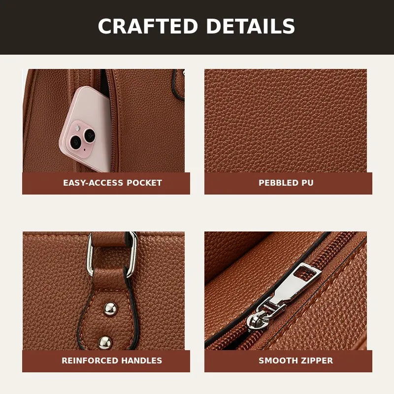 Women’s Tote Bag 2025 New, Large Capacity Handbag, Multi-Functional Laptop Work Shoulder Bag and Briefcase
