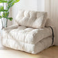 Folding Sofa Bed, Convertible Sleeper Chair with Pillow Foldable Matress, Portable Fold Out Chair Bed Comfy Floor Sofa Lounge