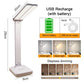 USB Desk Lamp 3 Levels Dimmable Touch Night Light USB Rechargeable Eye Protection Foldable Table Lamp For Bedroom Bedside Desk