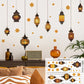Eid Mubarak Wall Stickers Moon Star Lantern Ramadan Kareem Wall Decals Muslim Islamic Window Sticker Decorations for Home 2026