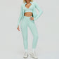 2/3PCS Seamless Yoga Set Gym Workout Suits Athletic Wear Women Legging Fitness Bra Crop Top Long Sleeve Sports Suits Sportswear
