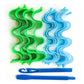 12pcs Heatless Hair Curler No Heat Hair Rollers Soft Curls Curling Rod Roller Sticks Perm Rods Wave Formers Hair Styling Tools