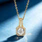 Promotion of Multiple 1.0 Carat Moissanite Windmill Pendants, Luxury Wedding 925 Sterling Silver Jewelry, Bride Diamond Necklace