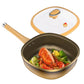 Titanium Alloy Non-Stick Pot with Lid 30CM Large Capacity Household Frying Pan Kitchen Induction Cooker Gas Stove Universal