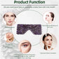 Natural Rose Quartz Eye Mask Massager Jade Relax Sleep Massage Tools Care Stone Face Cooling Sleep Mask