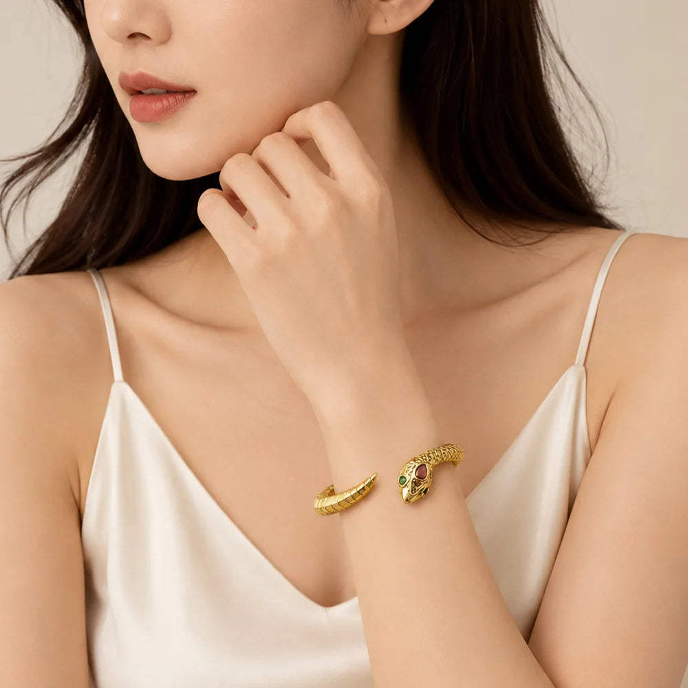 Golden Snake Bangle Bohemia Gift Brand New Fashion Jewelry For Women