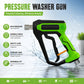 Heavy Duty 5000PSI Pressure Washer Gun, 1/4" Quick Connect, G3/8 Thread Stainless Steel Spray Gun for Car Cleaning