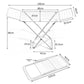 Simple Floor-Mounted Laundry Drying Rack Yangzi Footline Heater Balcony Stacking Easy-To-Use Clothes Drying Rack Home Use