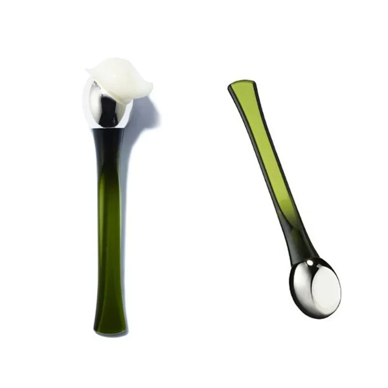 Eye Massage Roller Eye Cream Stick Applicator Cosmetic Spatula Anti Wrinkle Dark Circles Facial Spoon Gold Alloy Face Massager