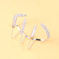 Adjustable Geometric Toothed Zircon Bracelet Women's Fashion Jewelry Personality Open Hand Accessory LADYMEE Brand