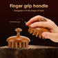 Multi-Functional Wood Massage Comb Scalp Head Massager Natural Sandalwood Circular Tooth Guasha Scraping Body Massager