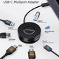 7-in-1 USB C HUB Mini Docking Station Dual 4K HDMI 1000Mbps Gigabit Ethernet USB C 3.0 Hub for Laptop/MacBook/Dell/Lenovo