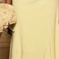 Sexy Long Bridesmaid Dresses A Line Side Split Customized Spaghetti Straps V Neck Yellow Chiffon Wedding Party Dress