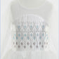 Disney Elsa Princess Dress For Girl White Printed Long-Sleeved Lace Dress Festive Party Gift Set Frozen Dress Fire Spirit Olaf