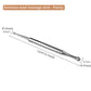 1pc Stainless Steel Acupuncture Stick - Double-Ended, with Large Heads for Acupoint Massage